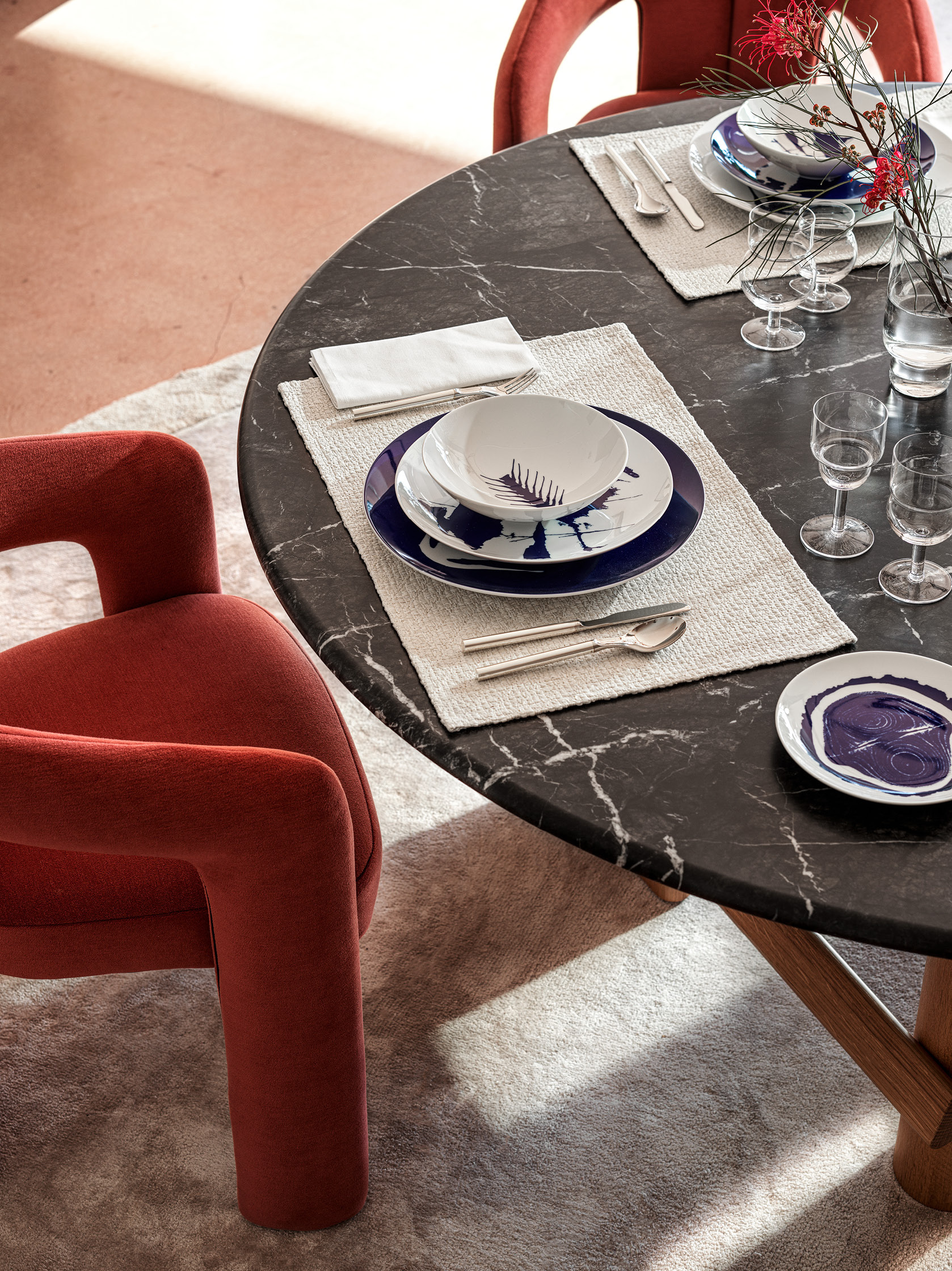 'Le Monde de Charlotte Perriand Arête' 2 soup plate set ⌀ 20 cm Plates